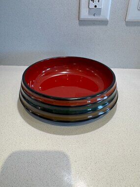 Japan Traditional Kyoto Lacquerware Multi-color / bowl / dish Natural wood